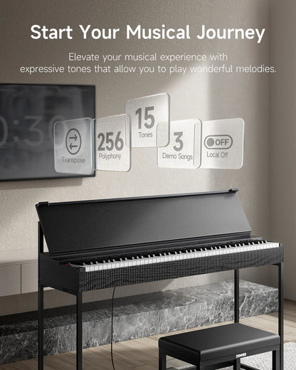 🎹 NEW Donner OURA S300 Home Digital Piano~ 88 Key~ Huge Spec~ RRP £969! 🎹