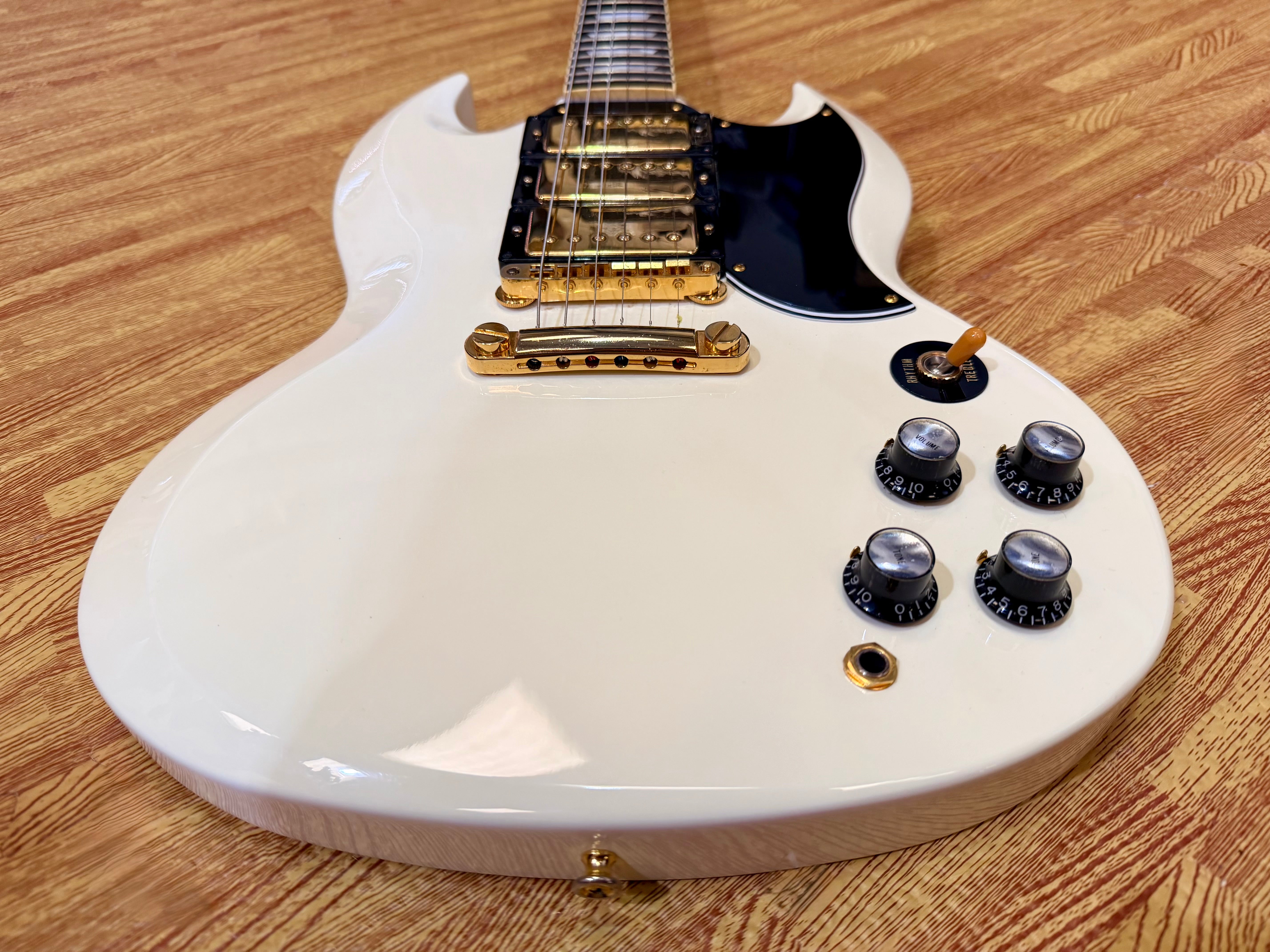 🇯🇵2004🇯🇵 Tokai Custom SG MIJ Japan 3 Pickup~ Alpine White & Gold Japanese!