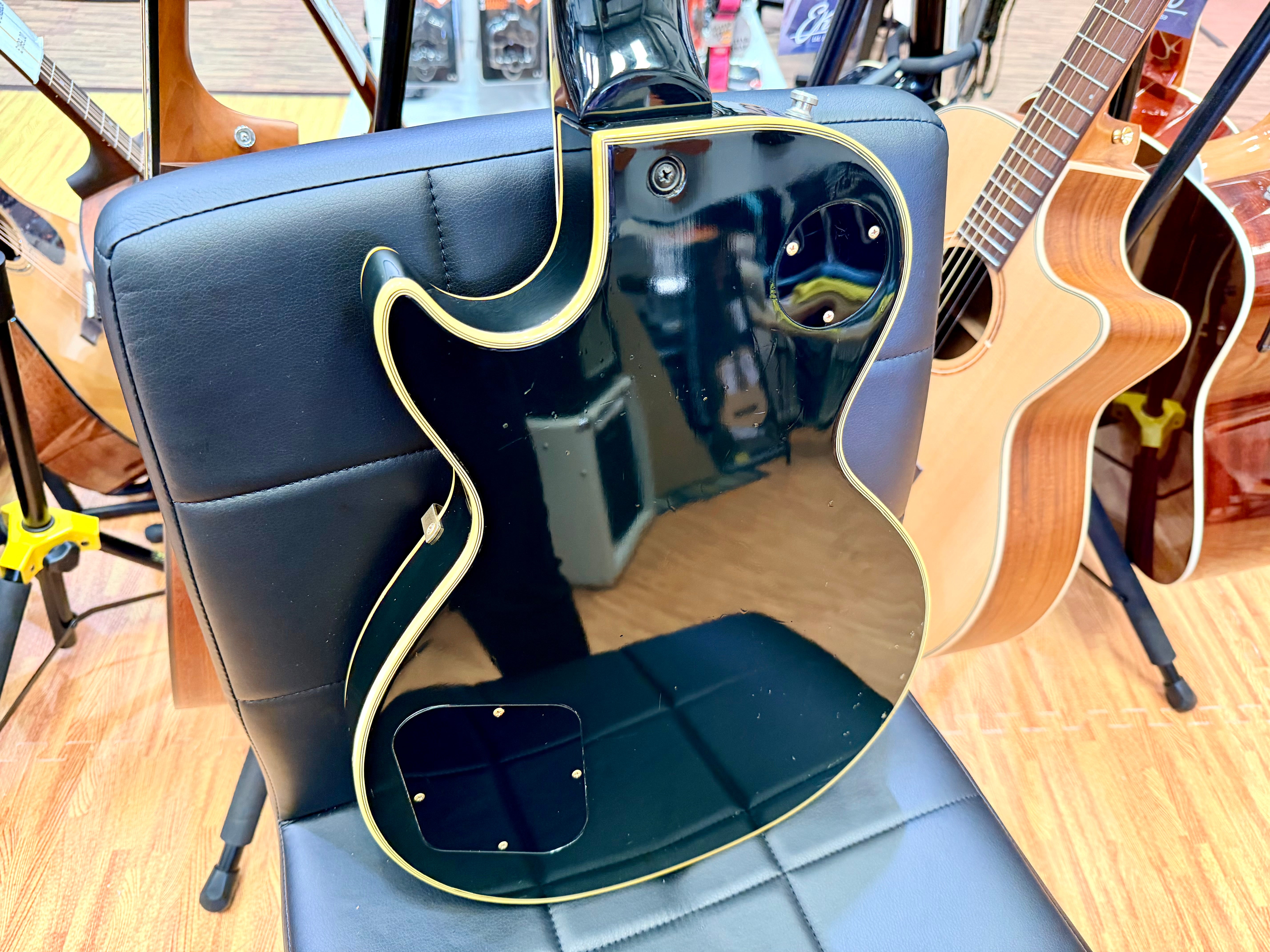 🇯🇵 1992 Greco EGC-480 Mint Collection Les Paul Custom~ MIJ Japan Ebony 🇯🇵
