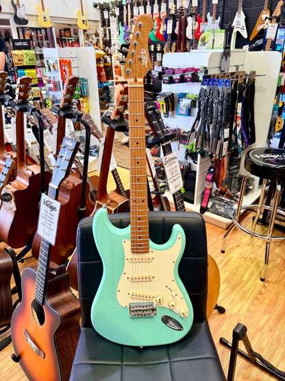 ⚡️NEW⚡️ Jet JS-300 Electric Guitar~ Seafoam Green~ Roasted Maple~ Strat~ 2026!