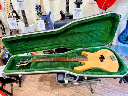 🎸 Washburn XB100 Electric Bass Guitar~ Hard Case~ Natural Gloss 🎸