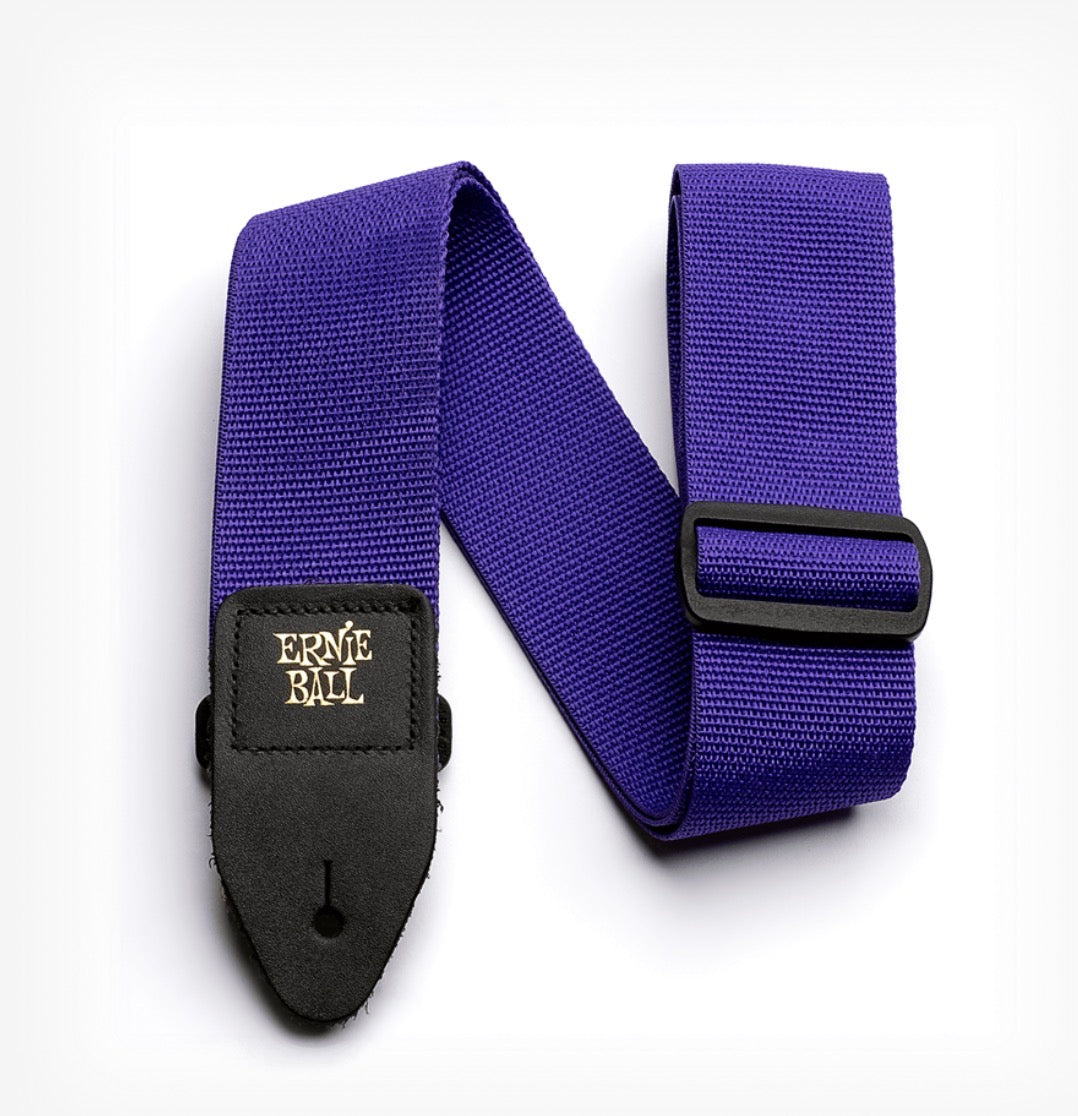 Ernie Ball Polypro 2” Guitar & Bass Strap- Purple