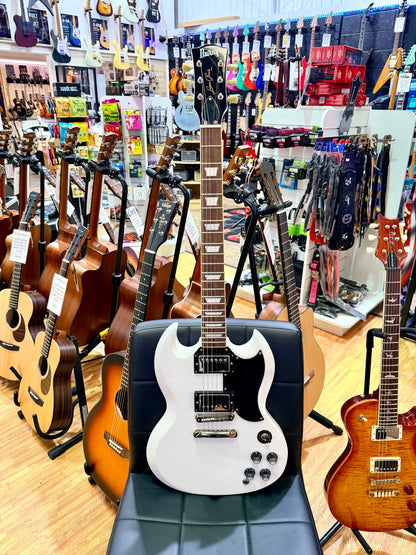 🔥2023🔥 Burny RSG-60 ’63 Alpine White SG Electric Guitar~ Near Mint~ Fernandes!