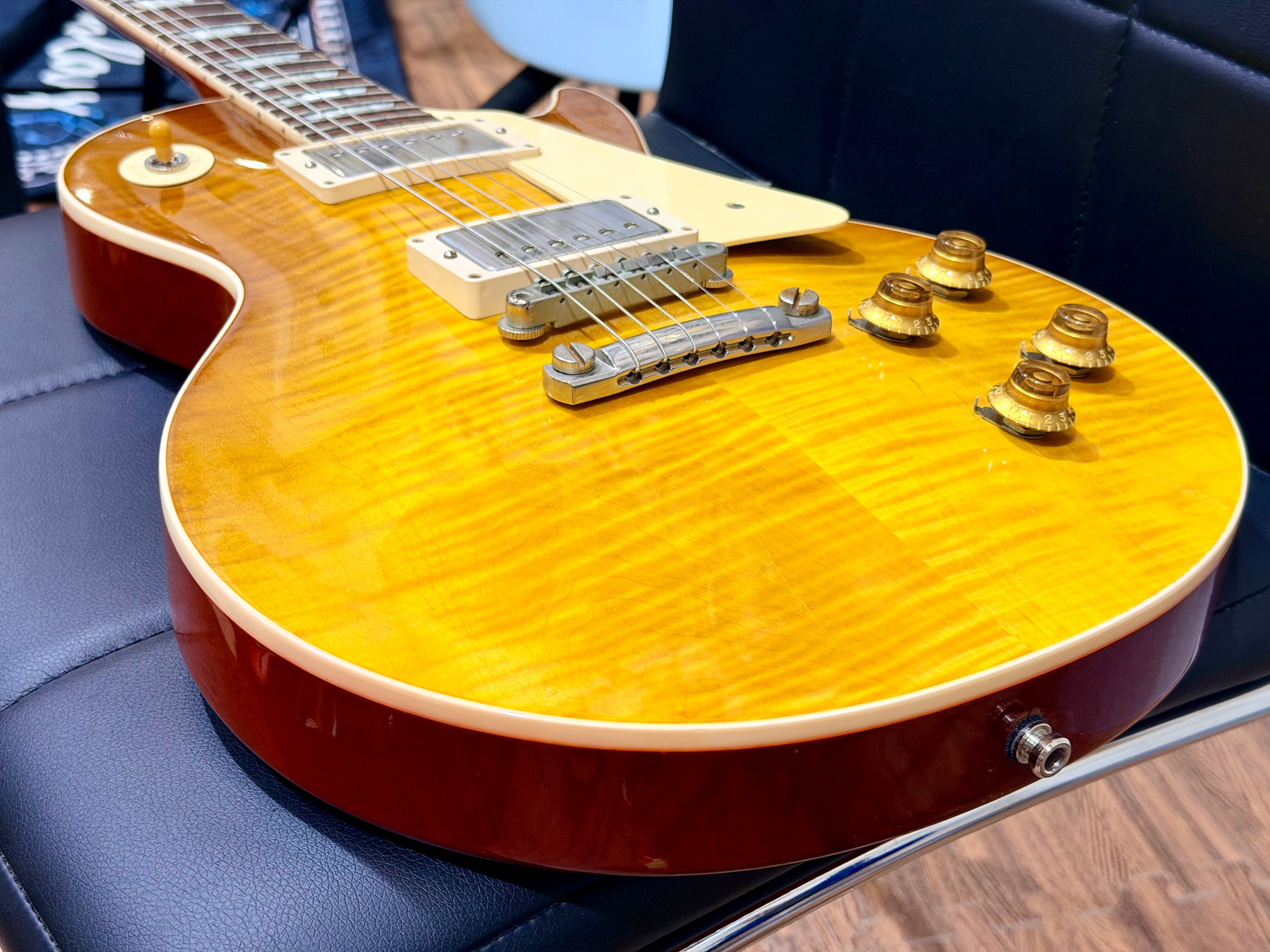 🔥2018🔥 Gibson 1959 Les Paul Custom Shop R9 VOS~ Historic Reissue~ Honey Burst!