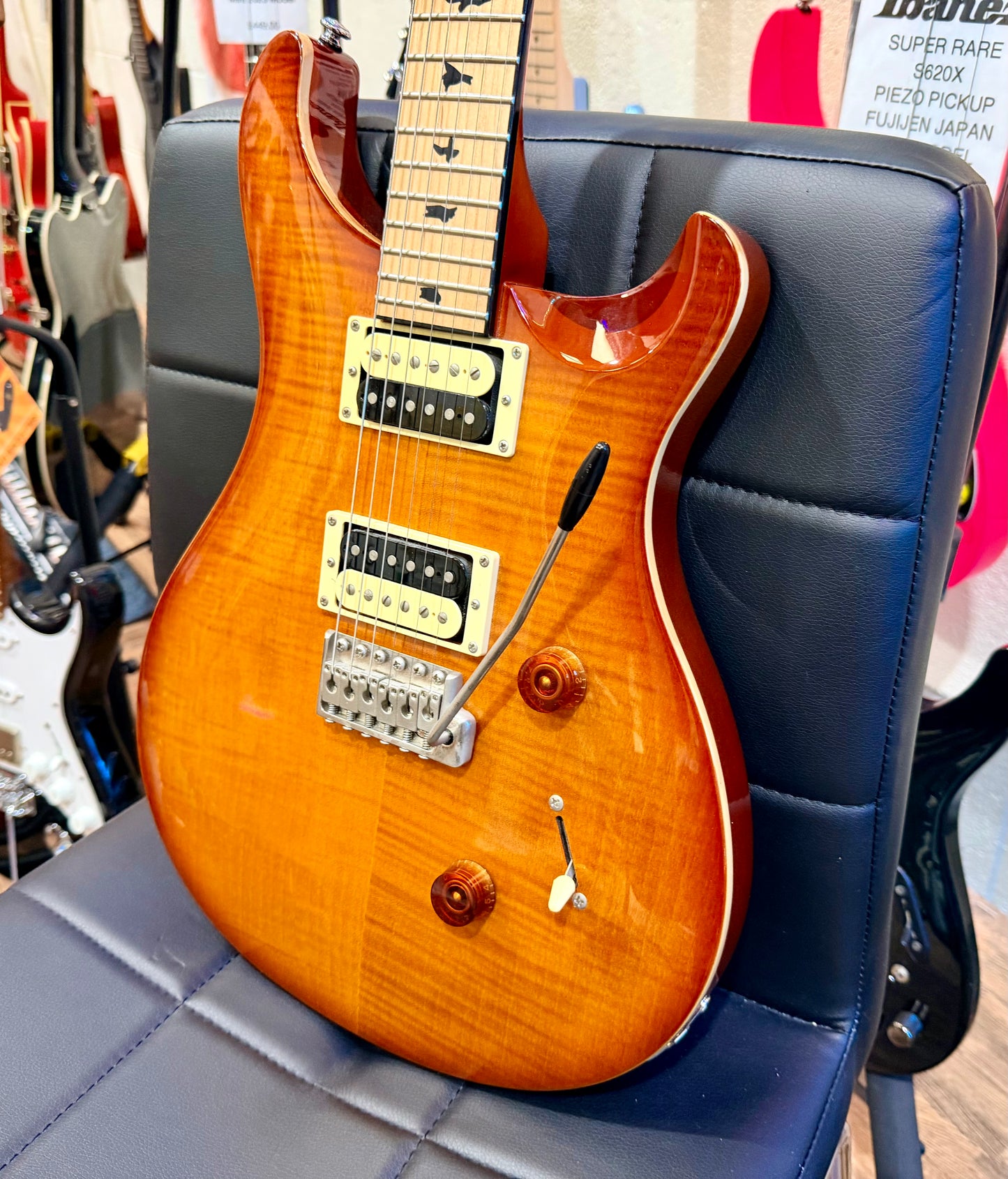 🌟2017 RARE🌟 PRS SE Custom 24 Limited Edition~ Maple Neck~ Vintage Sunburst!