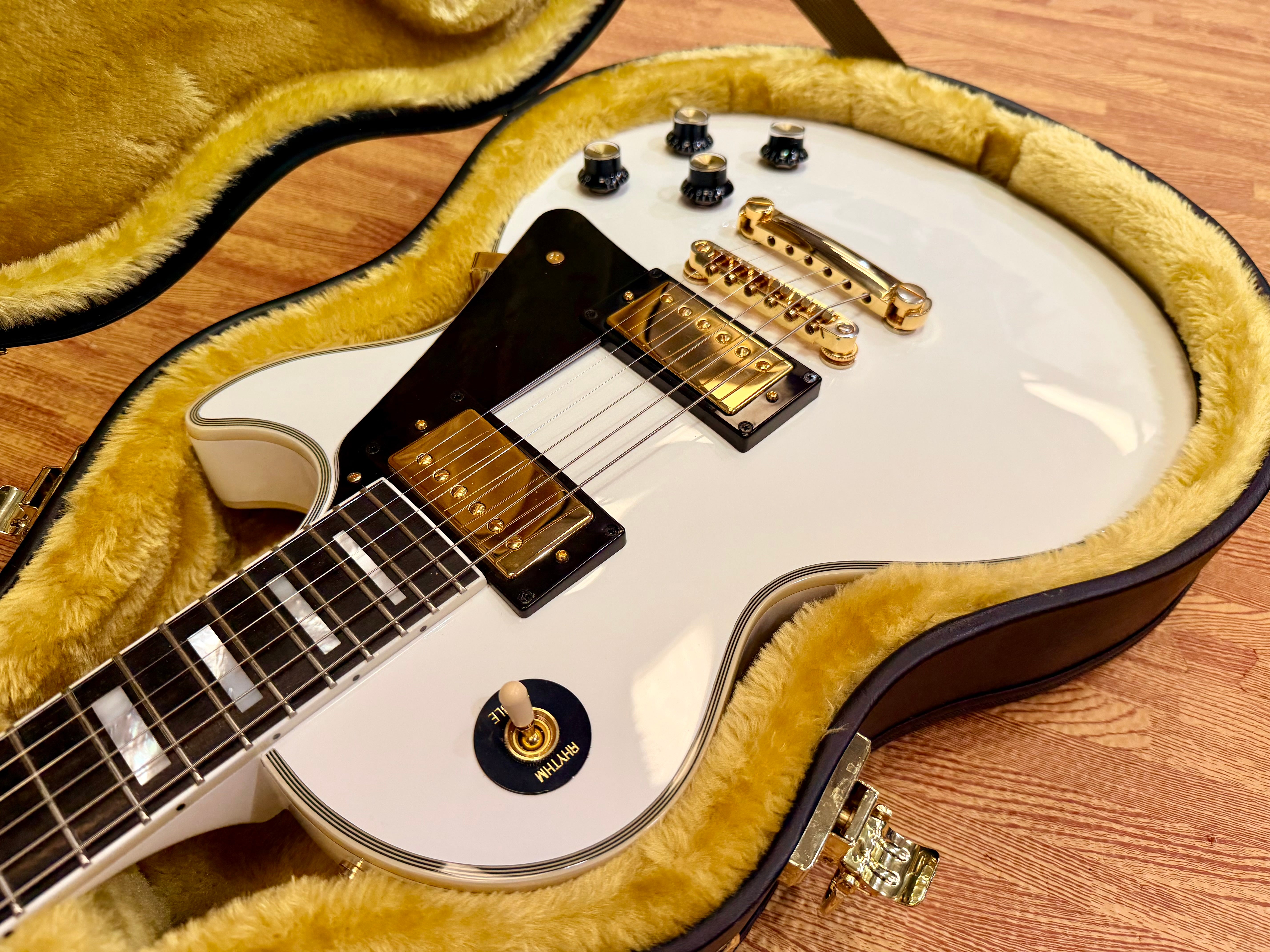 🔥2024🔥 Epiphone Inspired By Gibson Custom Les Paul~ Alpine White~ USA Pickups!