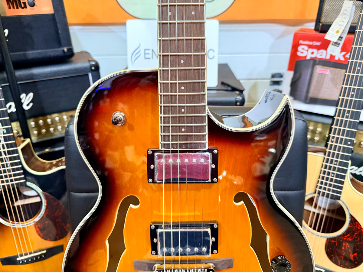 ☀️NEW☀️ Eko Tribute Jazz Semi-Acoustic Hollow Body Guitar Sunburst~ ‘ES-175’