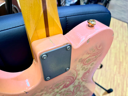 ✨2018✨ Nash Guitars T-68 Pink Paisley Telecaster Relic~ Lollar Pickups + Case!