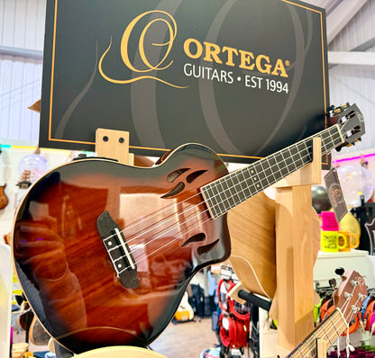 🔥NEW 2025🔥 Ortega Tourplayer Ukelele RTPX-U-ACA~Electric Uke~ Tenor Size + Bag