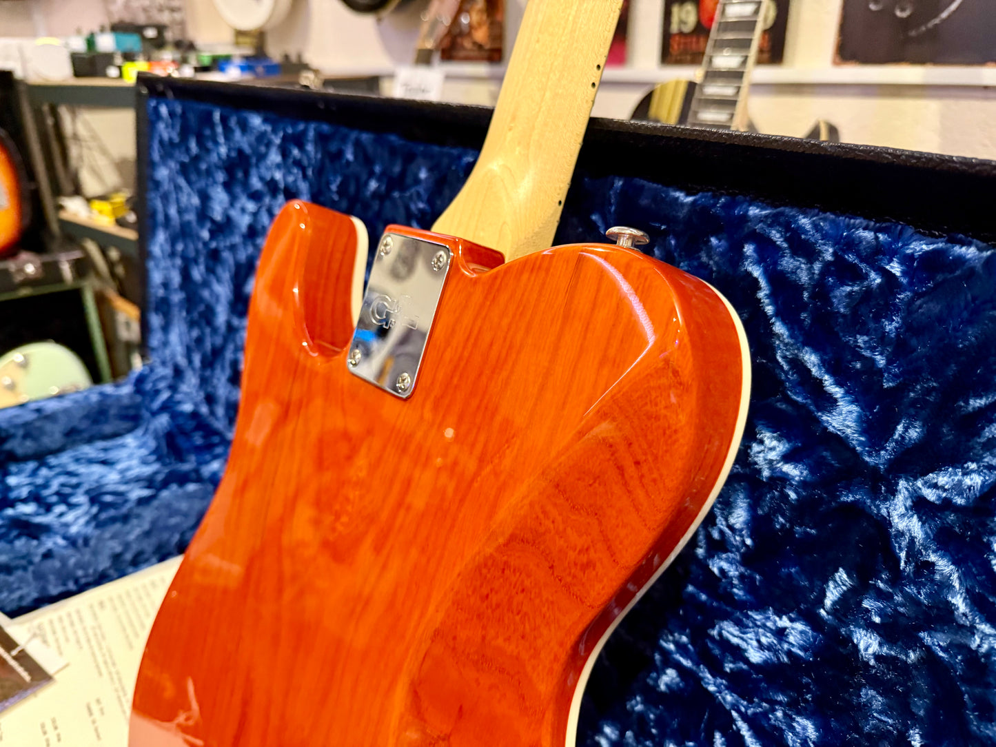🌟FULLERTON USA🌟 G&L Asat Classic Custom~ Leo Fender~ Ltd Edition Orange~ COA!