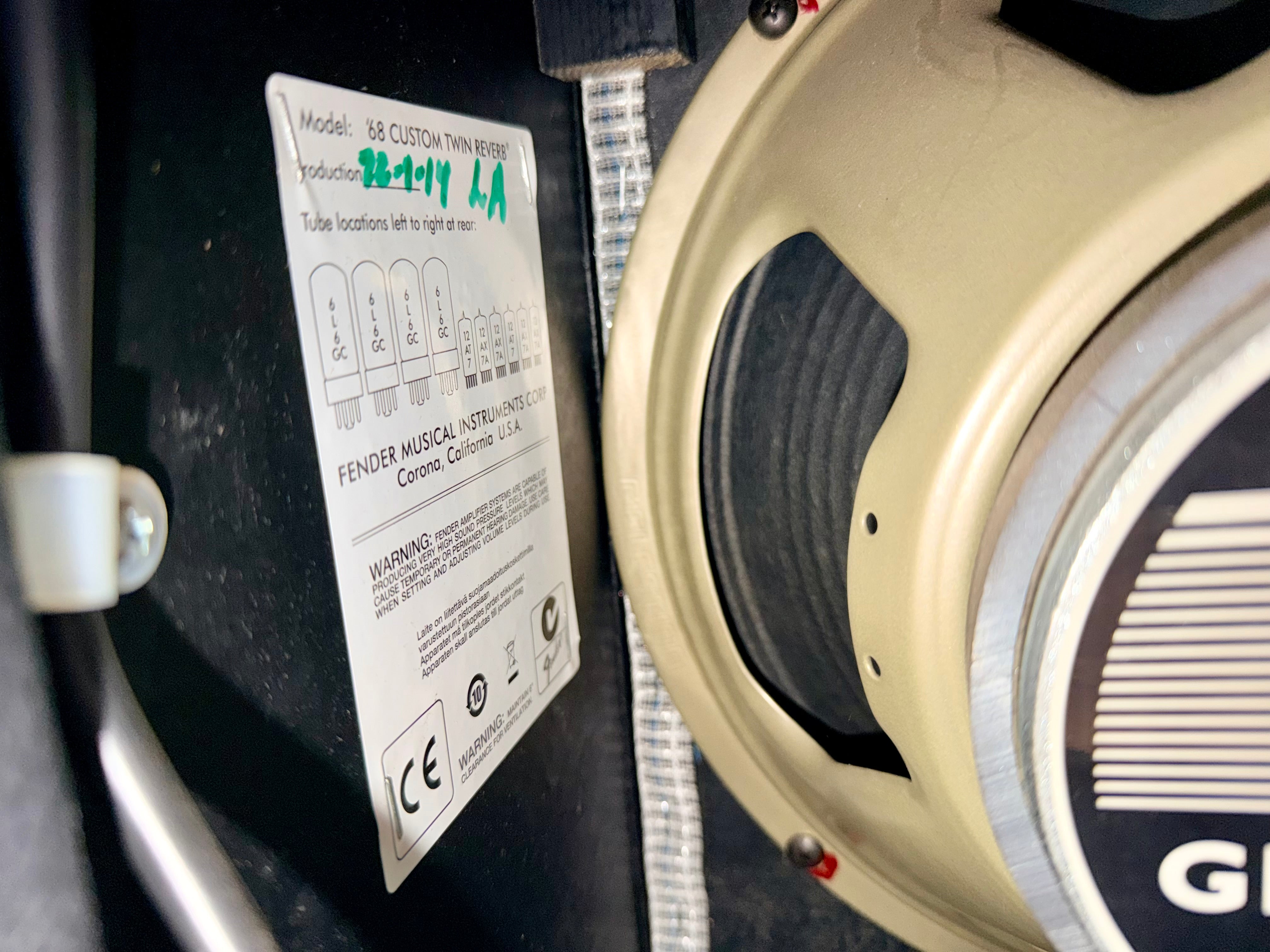 🔥 Fender ‘68 Custom Twin Reverb Guitar Amplifier~ 85w All-Tube Valve amp 🔥