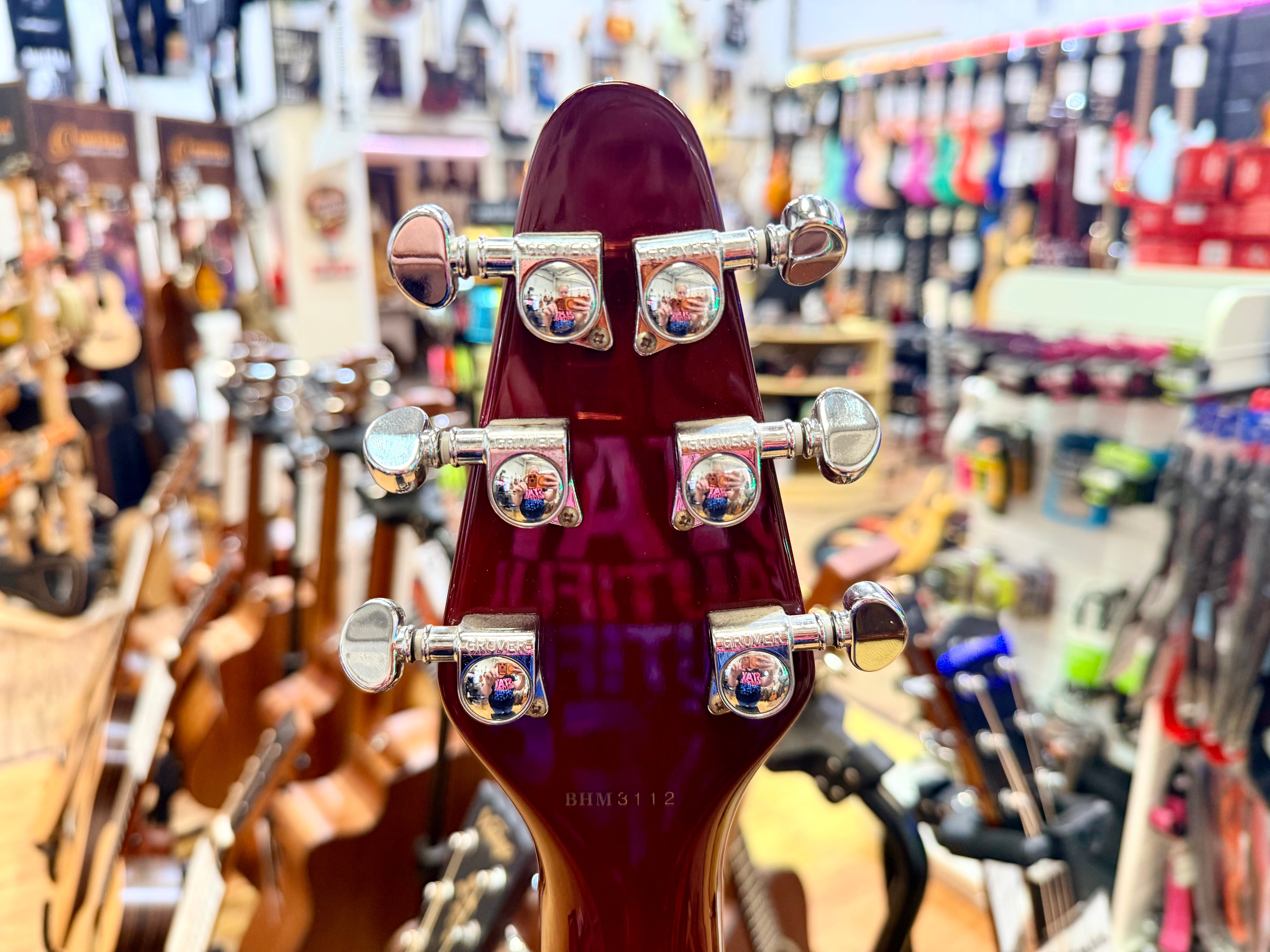 ⚡️2003⚡️ Burns London Brian May Signature Red Special~ Cherry Red Korean Made!