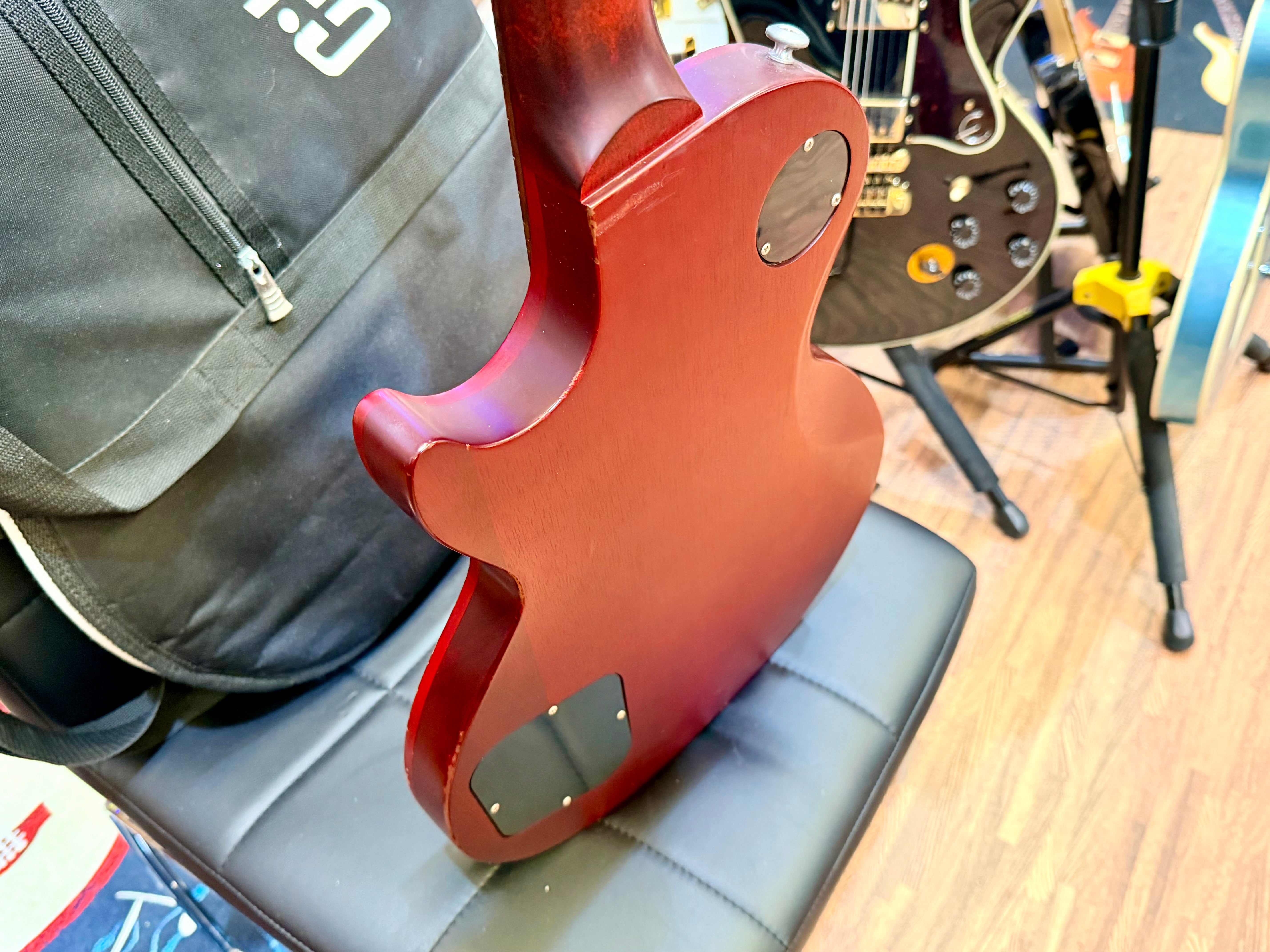 🔥2014🔥 Gibson Les Paul Melody Maker 120th Anniversary~ Worn Cherry~ P90s + Bag