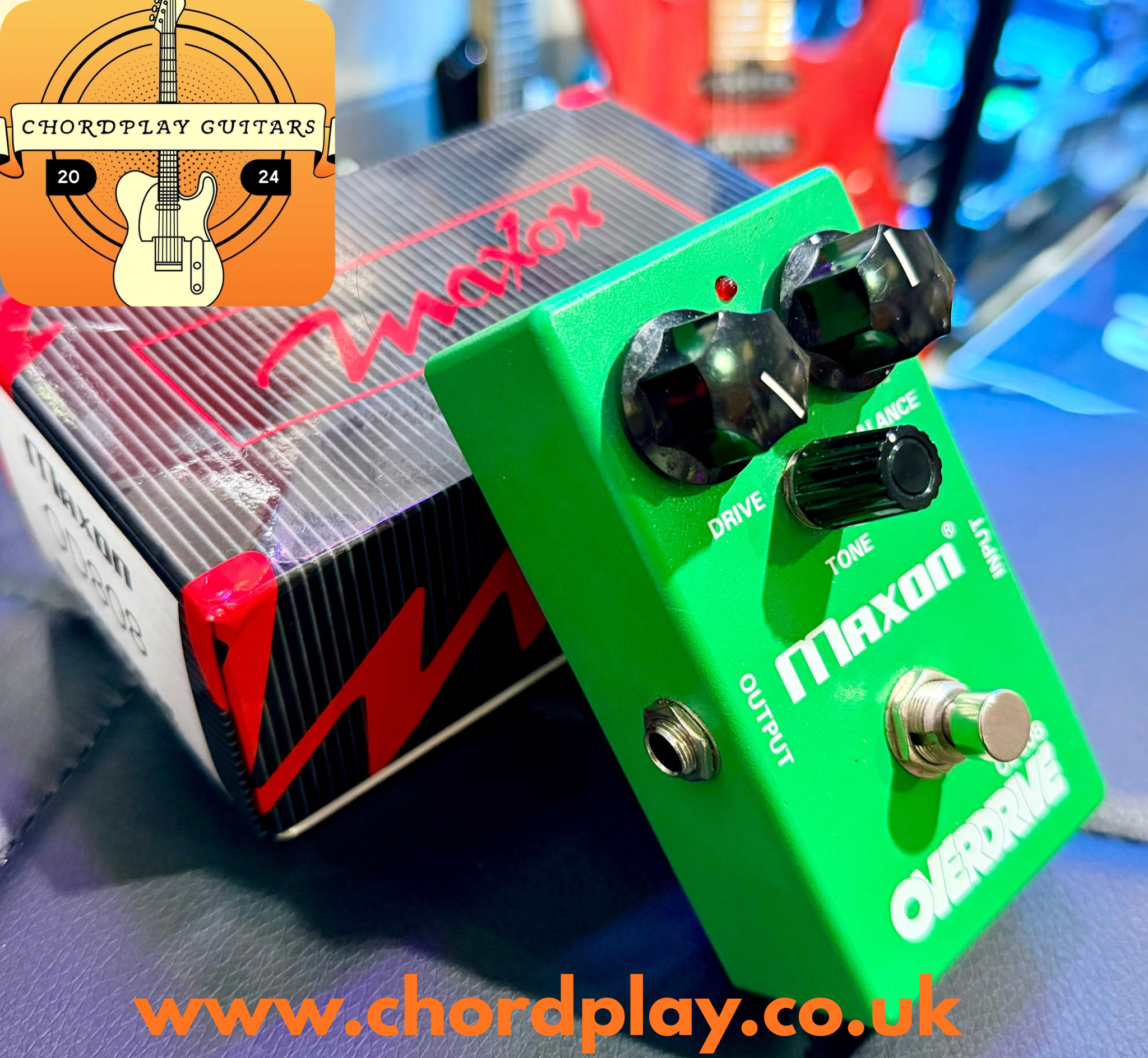 🎸 Maxon OD808 Tubescreamer Overdrive Pedal~ Guitar Effects Unit 🎸
