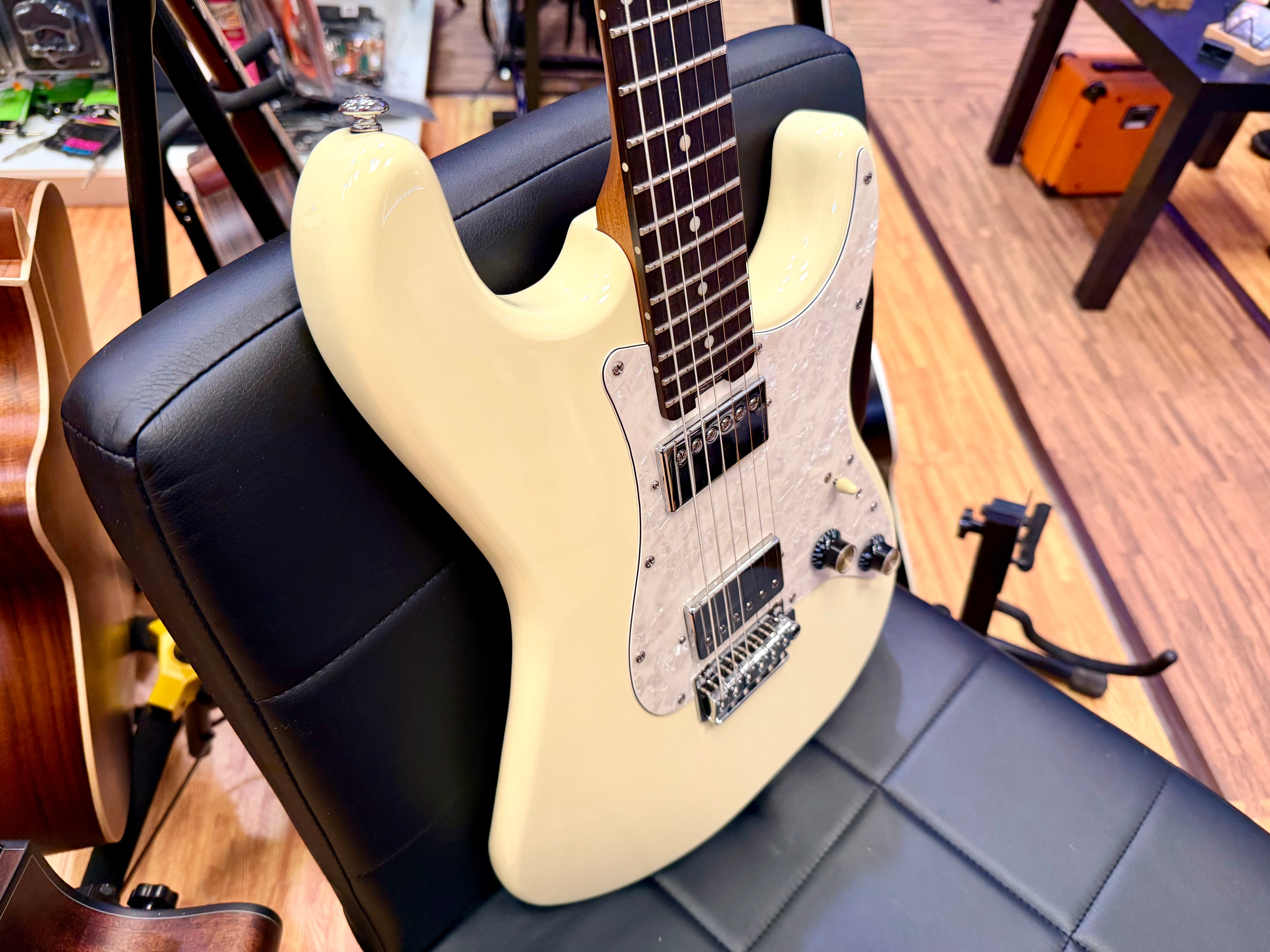 🔥2022🔥 Schecter Jack Fowler Traditional Signature~ Ivory~ USA Pasadena Pickups