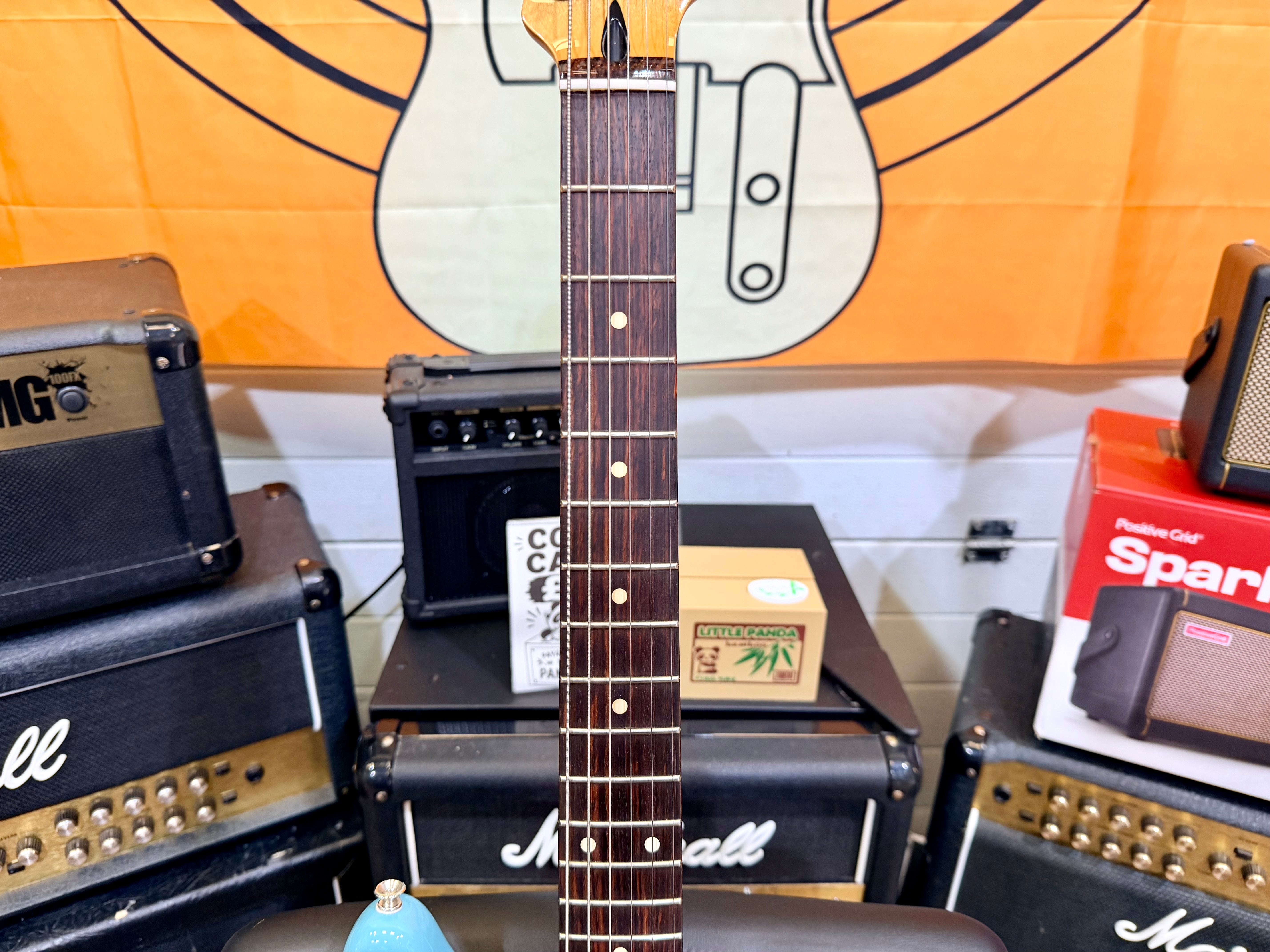 ✨2024✨ Fender Player II Mustang~ Aquatone Blue Electric Guitar~ Mexican MIM!