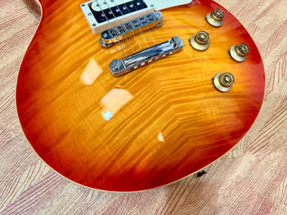 ☀️2023☀️ Burny RLG-55Z Heritage Cherry Sunburst Les Paul Electric Guitar!