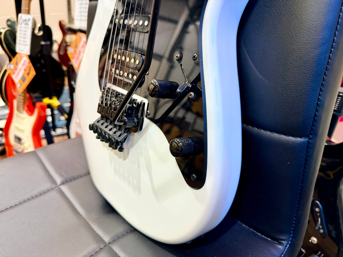 🔥2023🔥 Jackson Adrian Smith SDXM~ Maple~ Snow White~ Iron Maiden Signature!