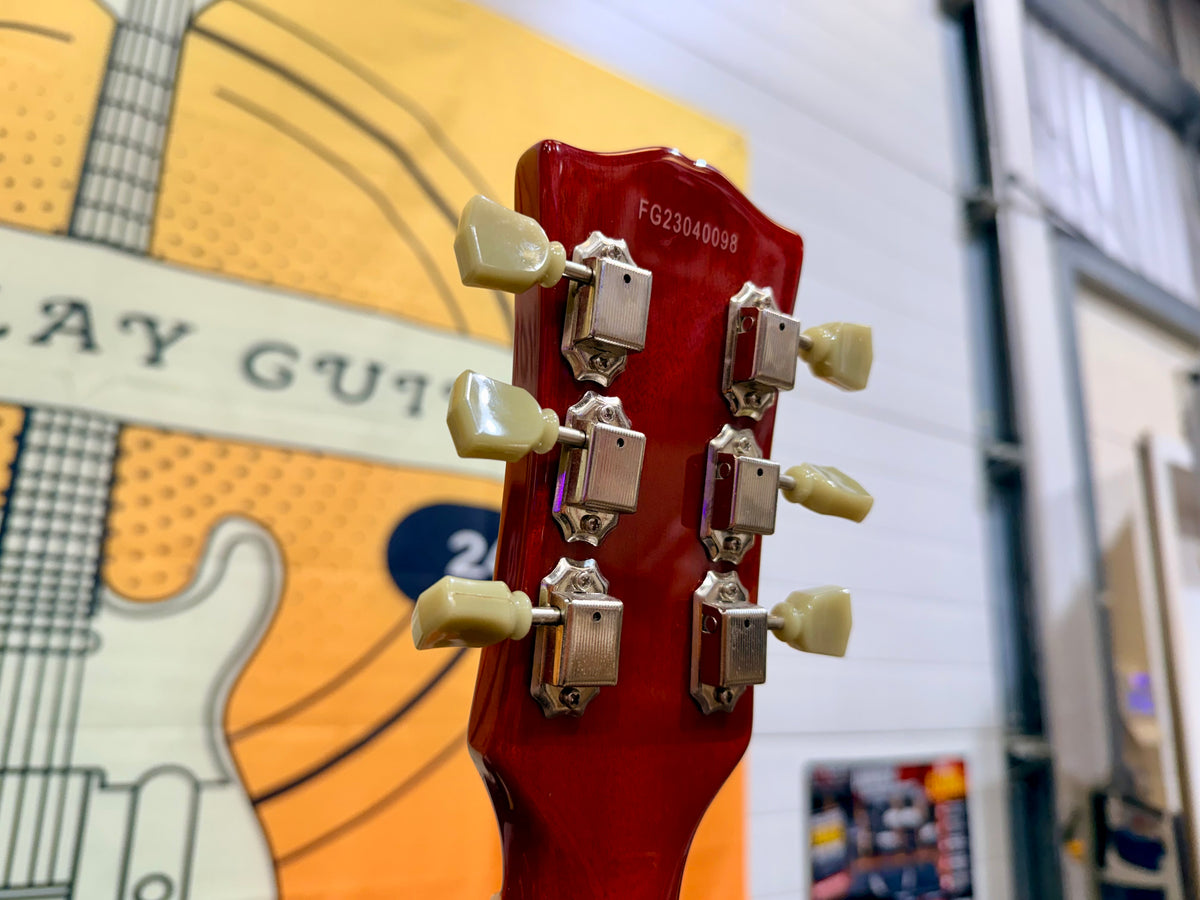 ☀️2023☀️ Burny RLG-55Z Heritage Cherry Sunburst Les Paul Electric Guitar!