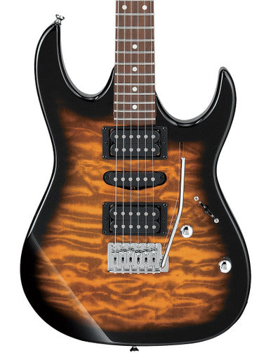 🎁 ELECTRIC GUITAR STARTER PACK 🎁 Ibanez Gio GRX70QASB~ Trans Sunburst + Laney Amp, Bag, Tuner
