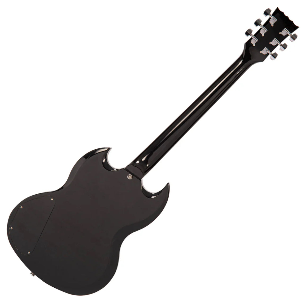 Vintage V69 SG Style Coaster Series Electric Guitar Pack ~ Boulevard Black