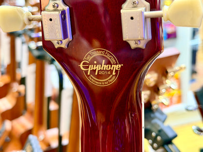 ⚡️RARE⚡️ Epiphone G-1275 Double Neck Cherry~ 2014 Limited Edition 6/12 String!