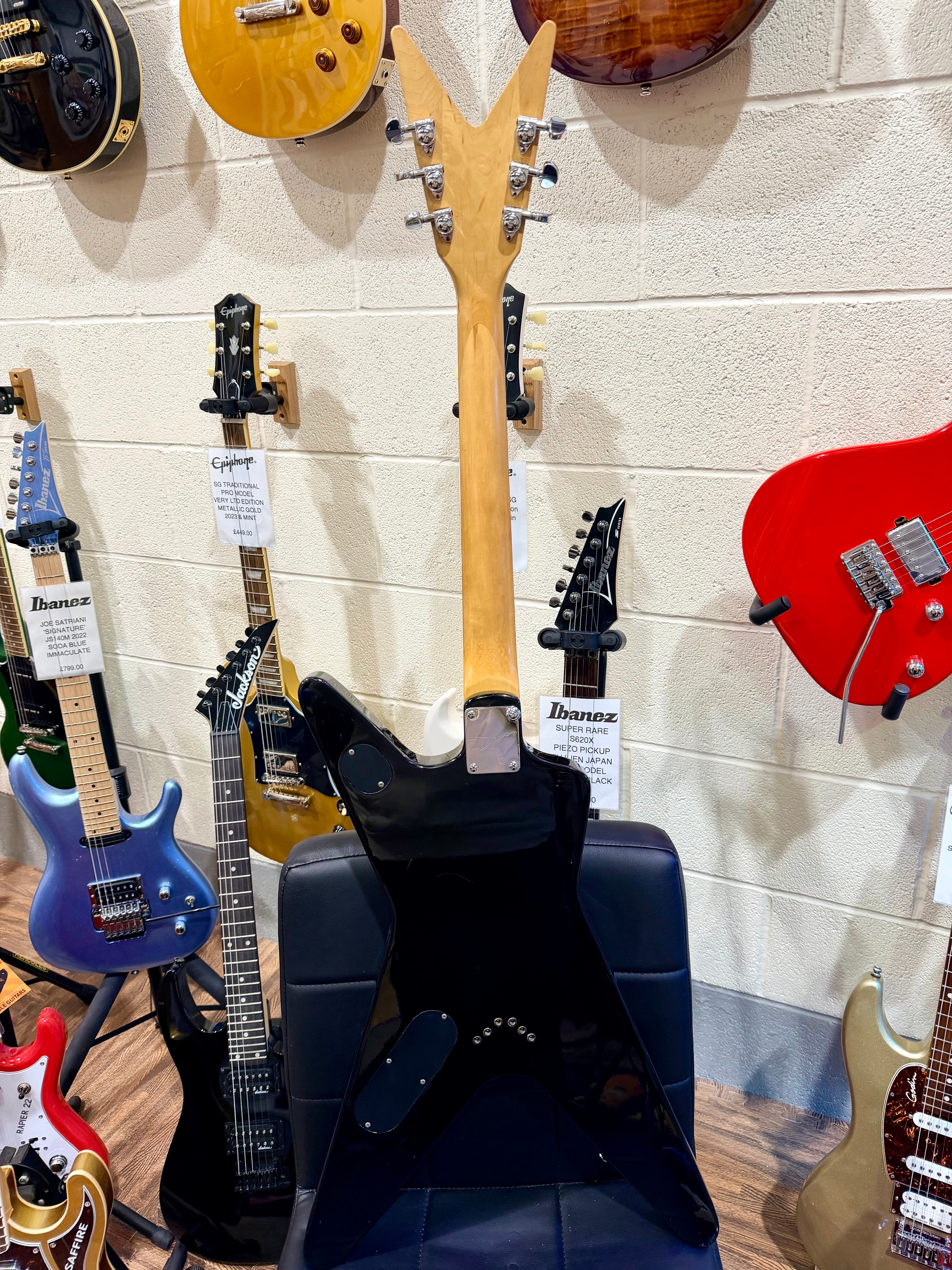 🔥 DIMEBAG DARRELL 🔥 Dean DBD T Tribute ML Dimebag Model~ Gloss Black~ Mid 00’s