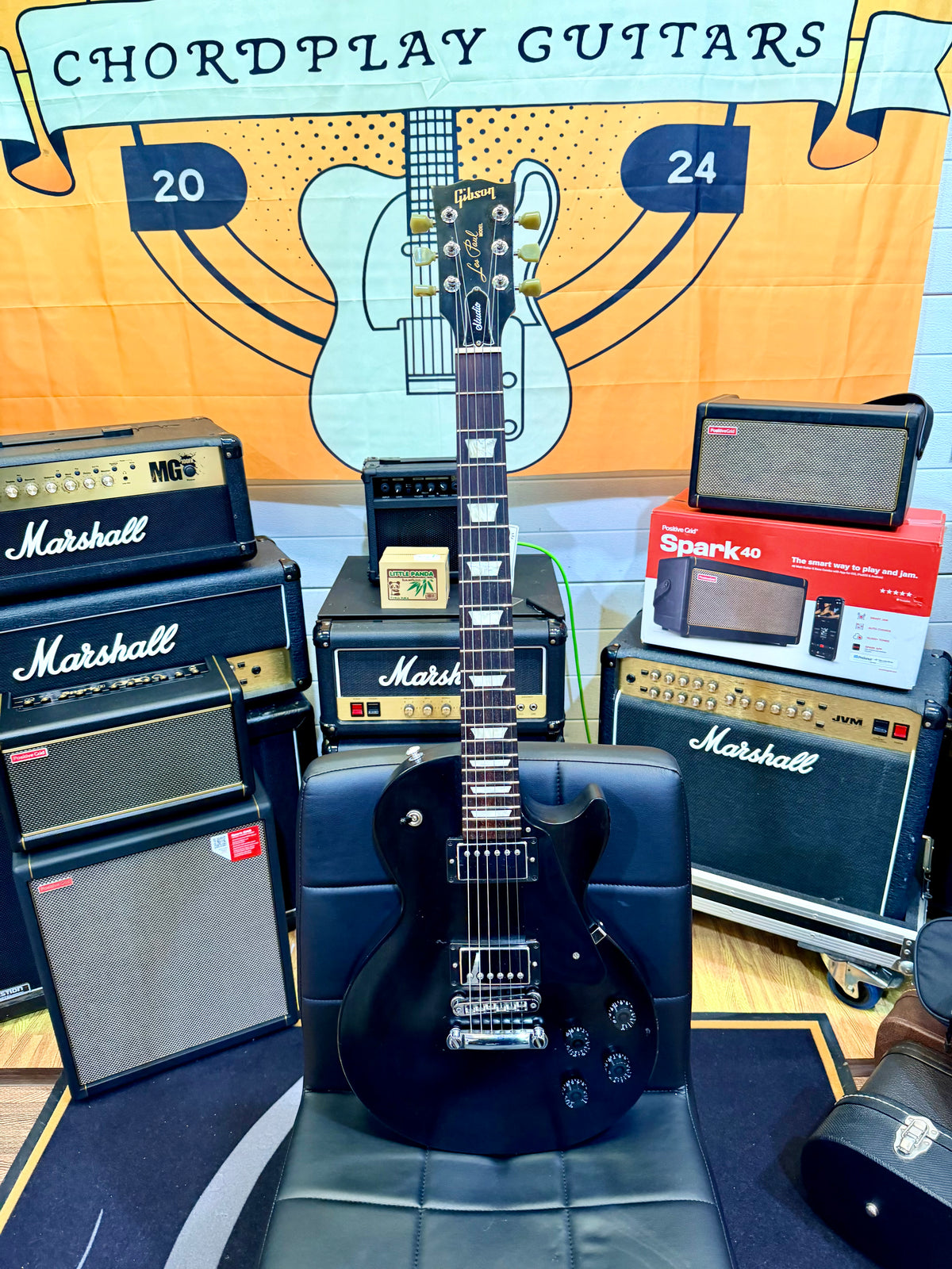 🔥2016🔥 Gibson USA Les Paul Studio Faded~ Worn Ebony + Gibson Gig Bag!