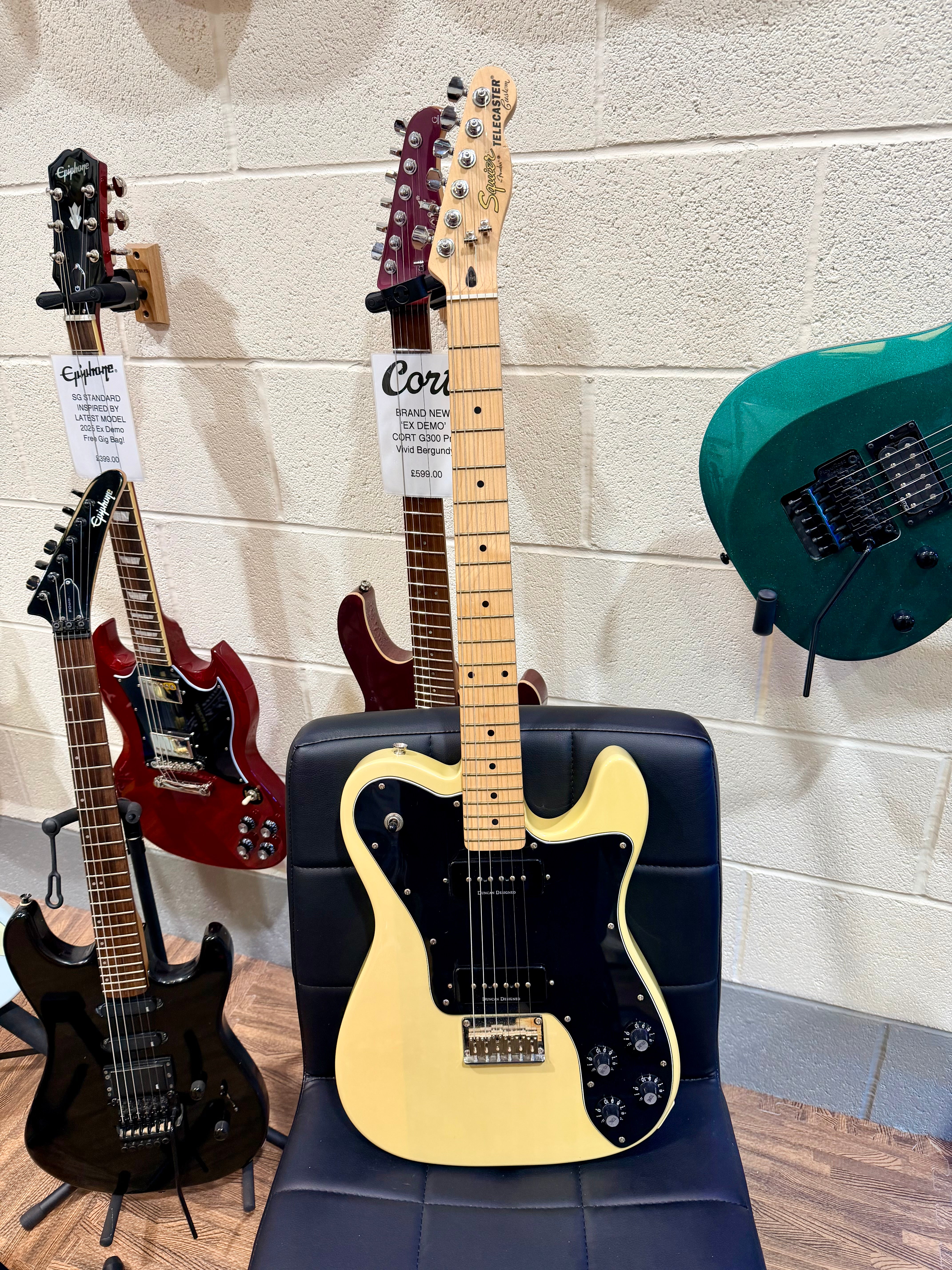 🌟2005🌟 Squier By Fender Custom II Vintage Modified Telecaster P90~ Blonde Tele