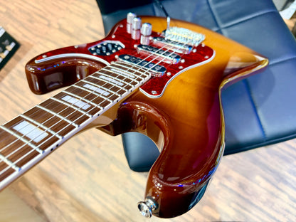 🔥NEW🔥 Vintage REVO Series 'Deluxe' Guitar ~ Cappuchino Burst~ Alan Entwistle!