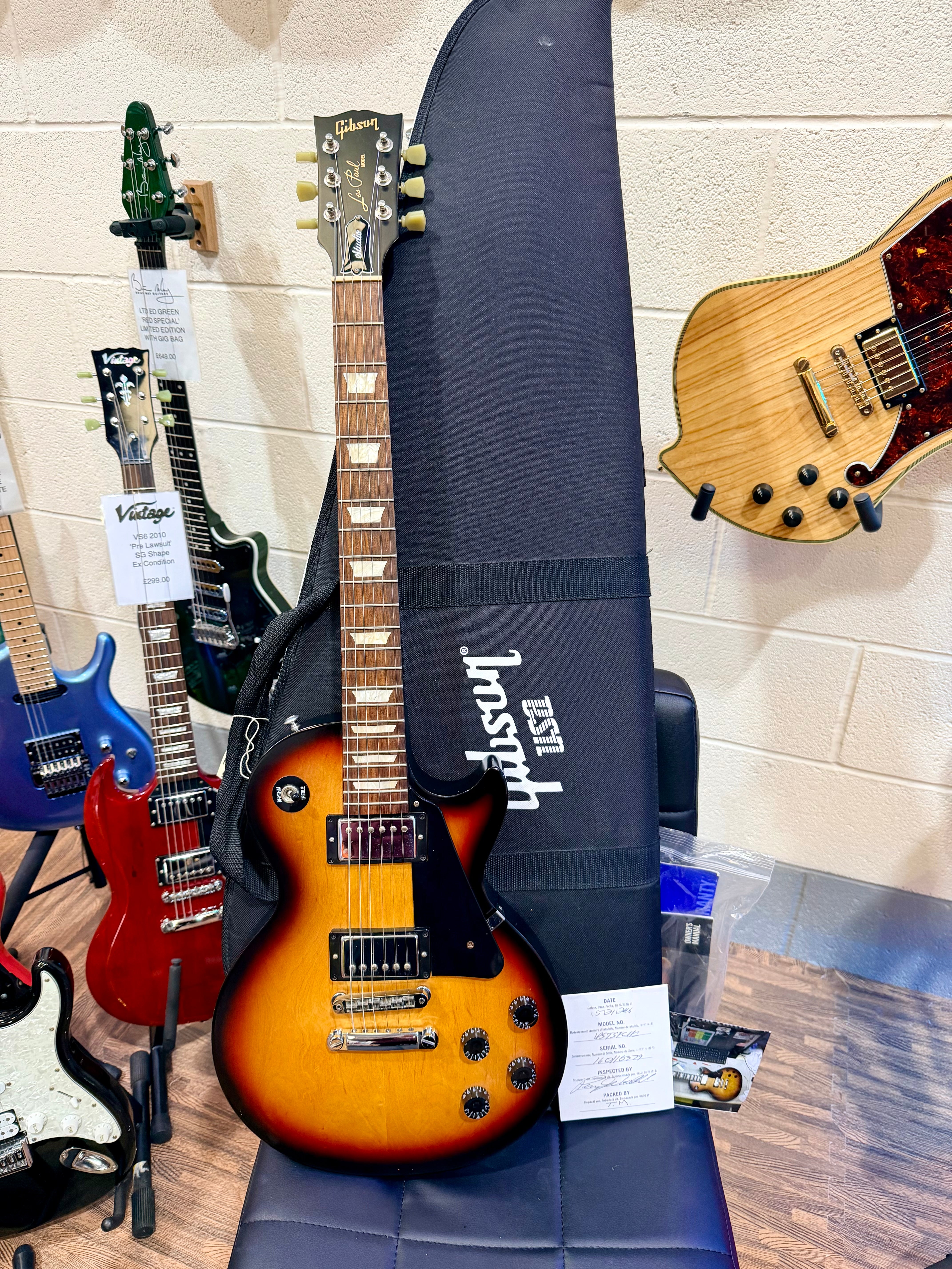 🔥2016🔥 Gibson USA Les Paul Studio~ Faded Satin Fireburst~ Gig Bag & Docs!