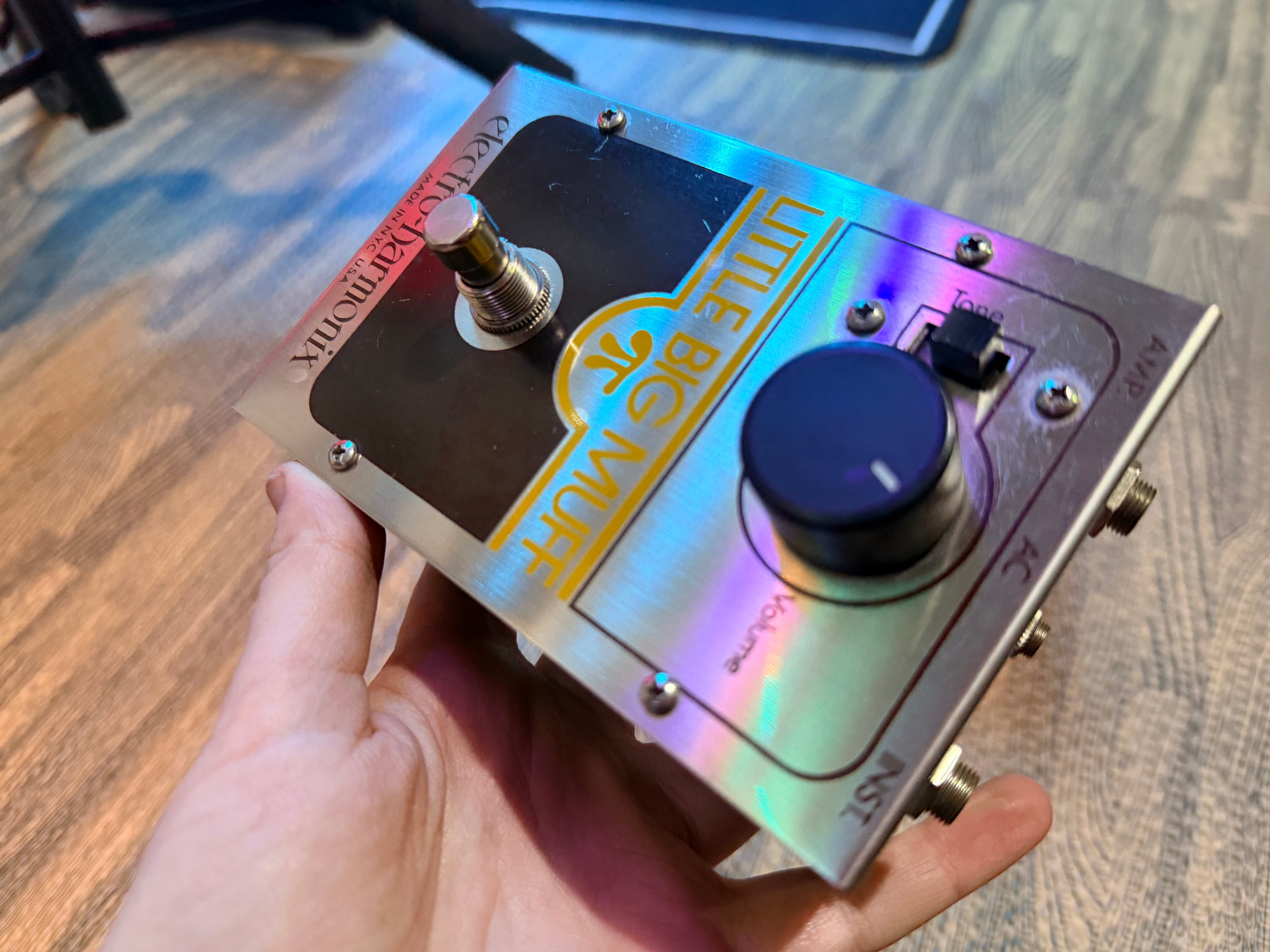 🎸 1970/1980 Boxed~Vintage Electro-Harmonix Little Big Muff Guitar Fuzz Pedal 🎸