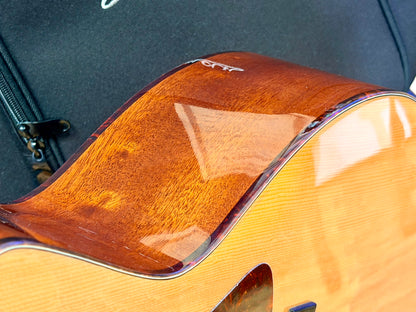 ✨MINT✨ 2024 Eastman AC122-1CE DLX Deluxe Electro Acoustic Guitar~ Natural + Bag!