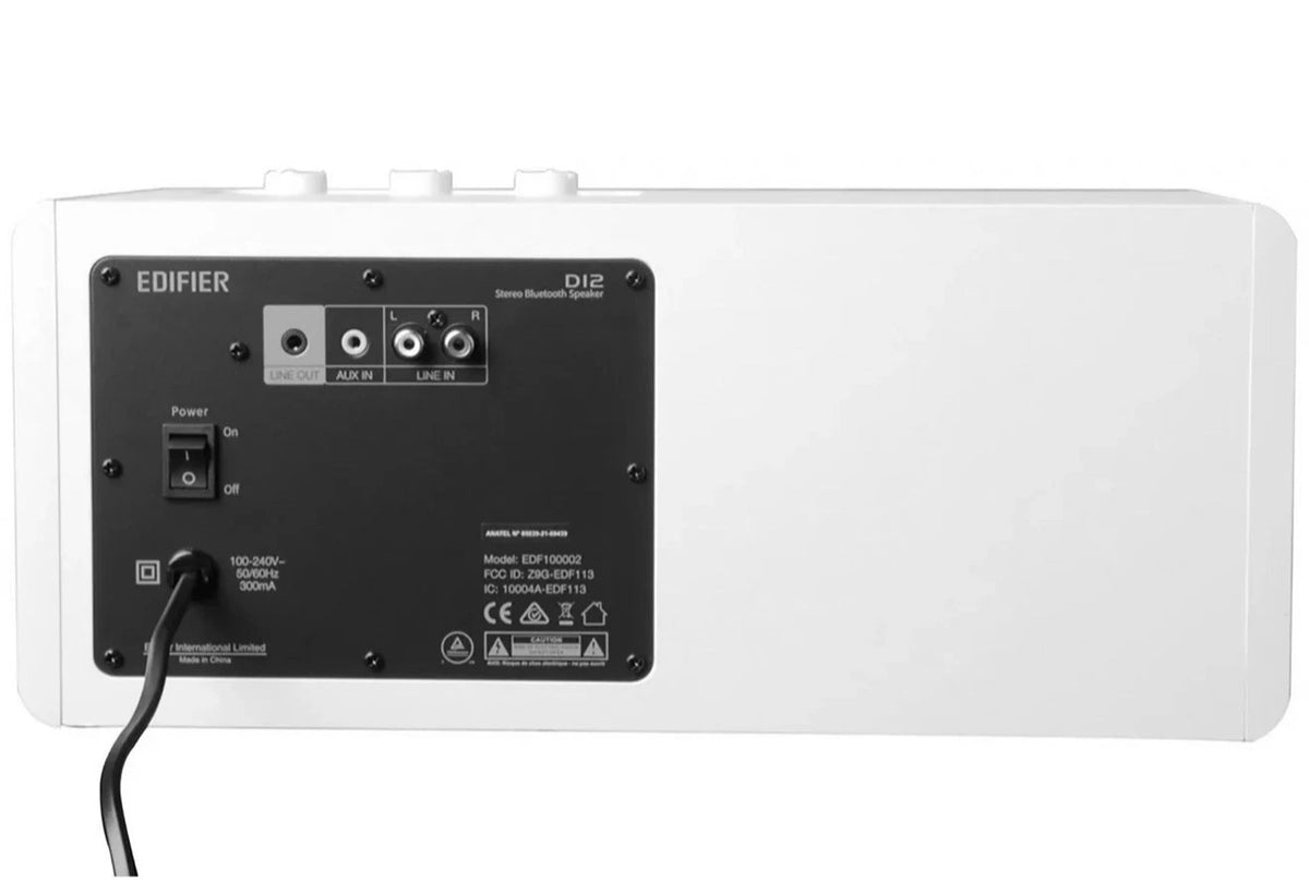 EDIFIER D12 Desktop Bluetooth Stereo Speaker 70 Watts RMS Sub Out - White