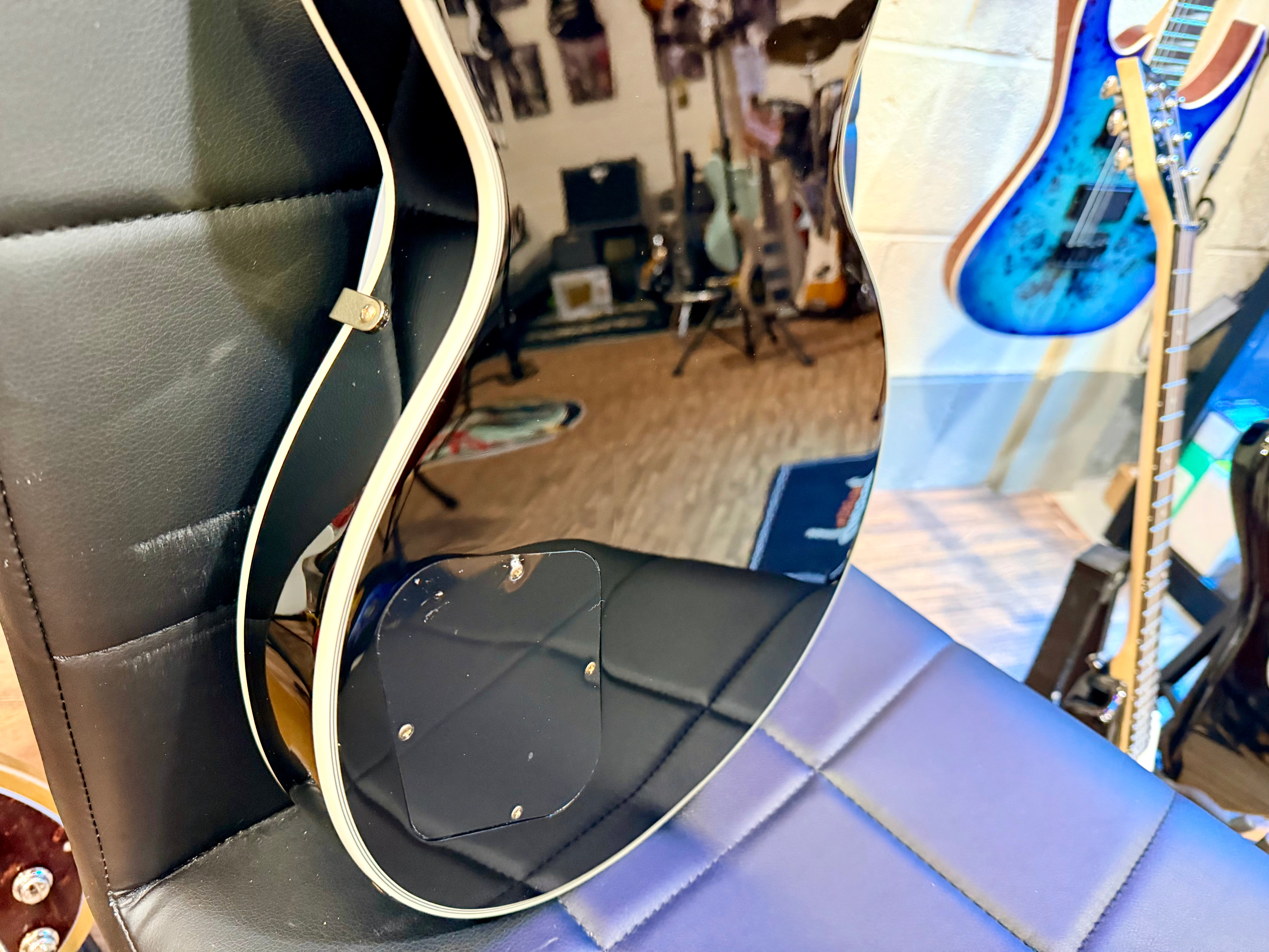 🔥MINT 2023🔥 Tokai UALC62 BB~ Les Paul Custom Style~ Gloss Black/Gold Hardware!