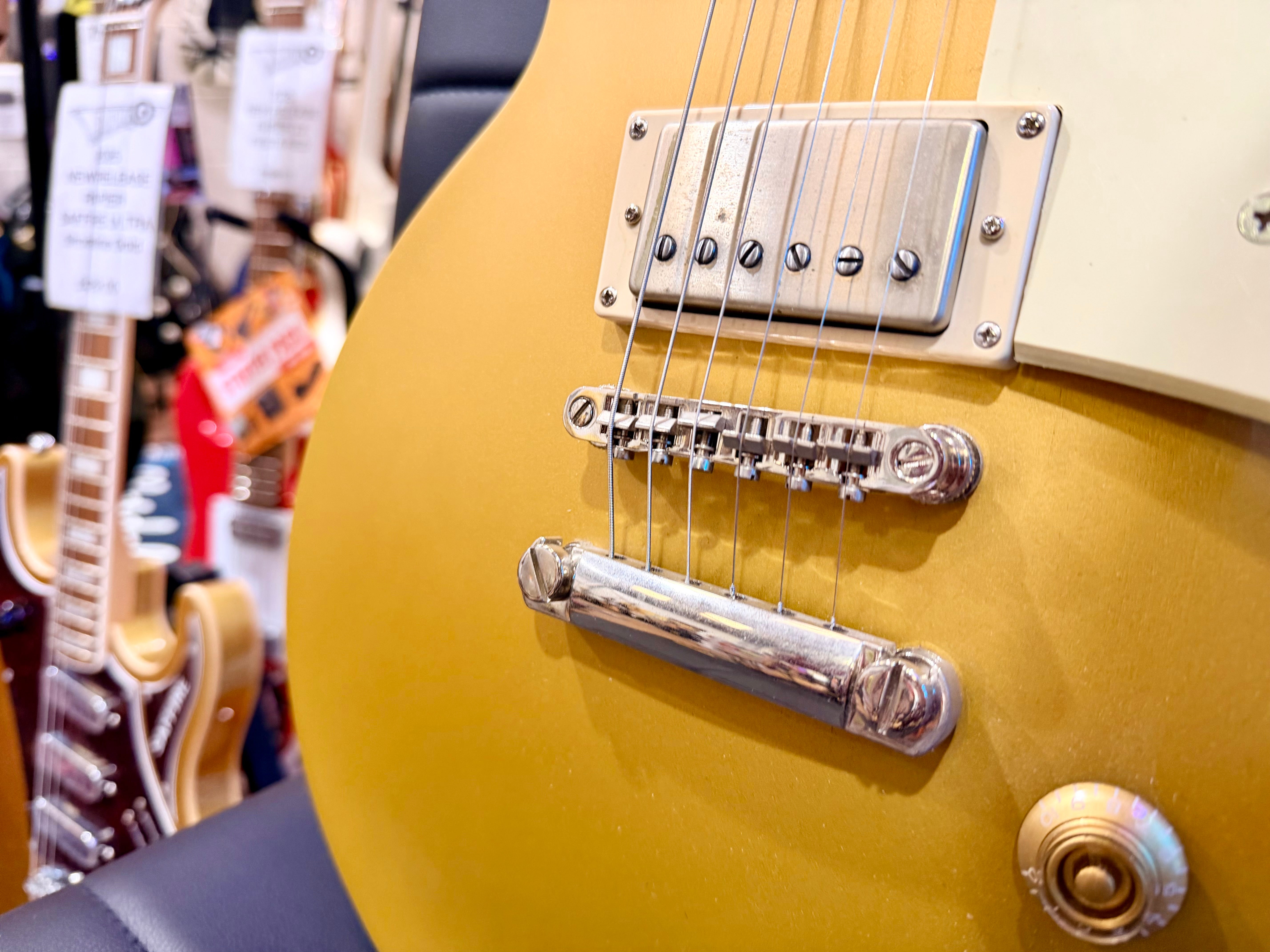 🌟2021 UPGRADED🌟 Epiphone Les Paul Classic Worn Metallic Gold~ Iron Gear P’ups!