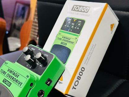 🎸 Behringer TO800 Vintage Tube Overdrive Guitar Effects Pedal~ BOXED 🎸