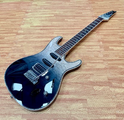 🔥2024🔥 Ibanez SA360NQM Black Mirage Gradation HSS Electric Guitar~ MINT!