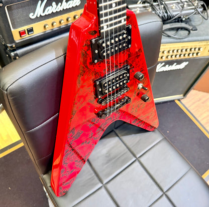 🔥RARE🔥 2016 Epiphone Jeff Waters Annihilation II Flying V~ Annihilator Red!