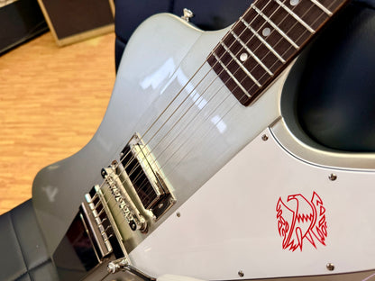 ✨2024✨ Epiphone Inspired By Gibson Custom 1963 Firebird I Silver Mist~ Maestro