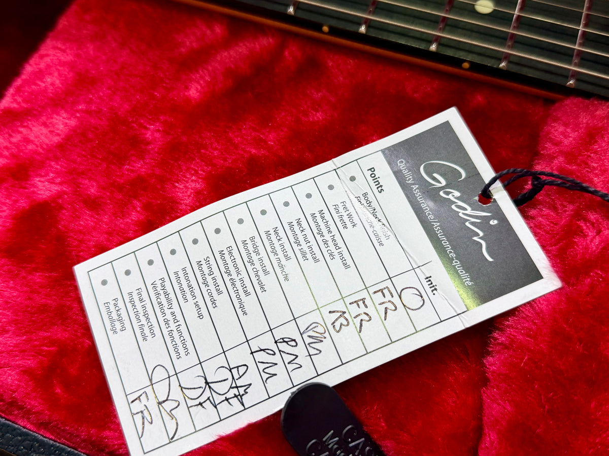 Godin LERXST Limelight Alex Lifeson Rush Signature Guitar~ Vega Trem~ Brand New!