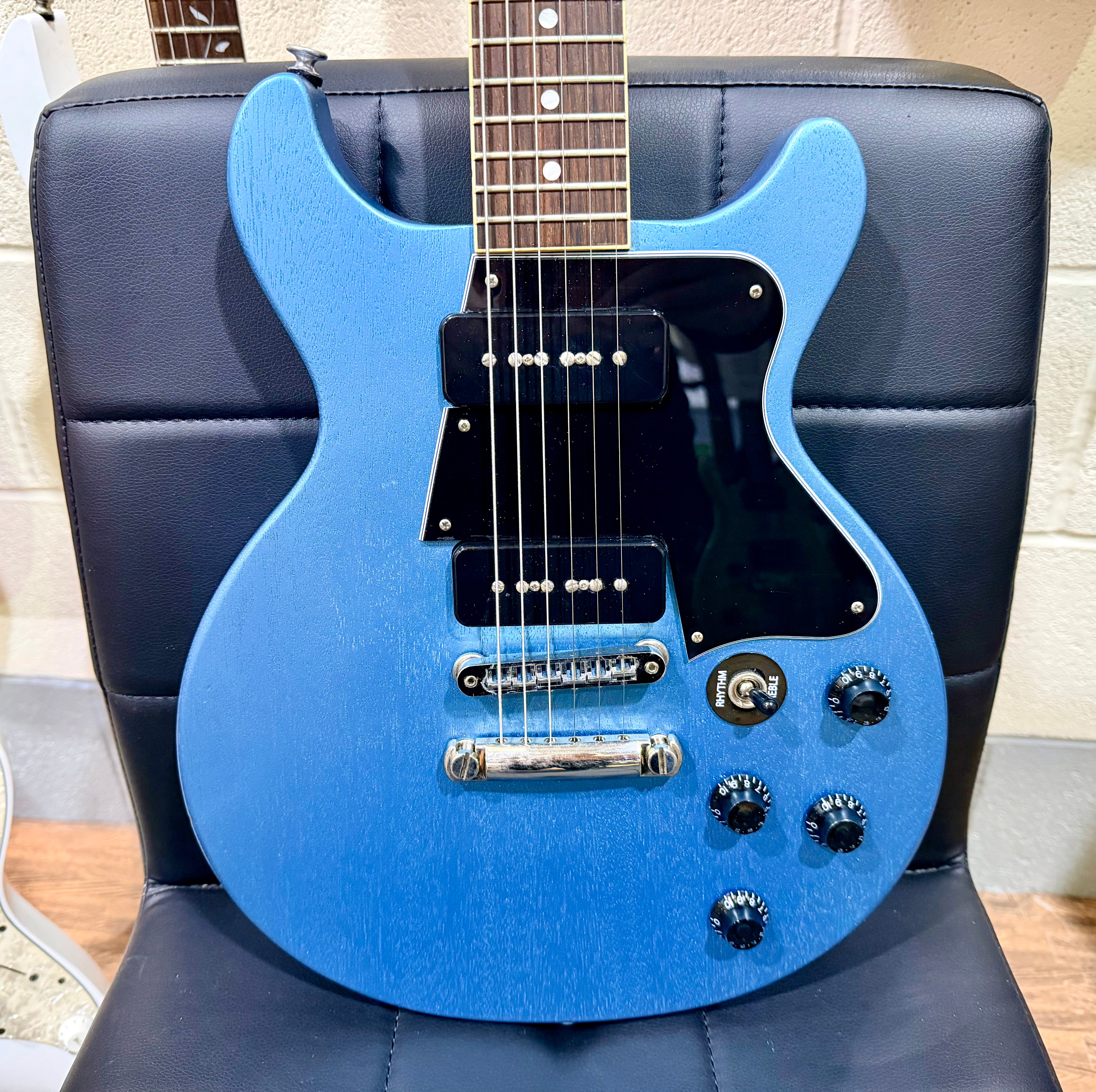 🌟 Gibson Artist Series~ Rick Beato DC Les Paul Special Double-Cut~ Blue Mist 🌟