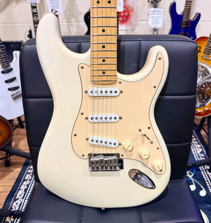 🌟2013🌟 Fender Squier Deluxe Stratocaster~ Olympic White Pearl~ Indonesia Made!