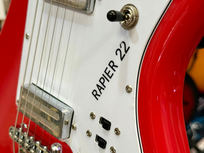 🔥SPECIAL OFFER🔥 NEW Rapier 22 Electric Guitar ~ Fiesta Red!