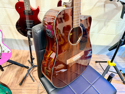 ✨MINT⚡️ Fender CD-60SCE Dreadnought Electro Acoustic Guitar~ All-Mahogany!