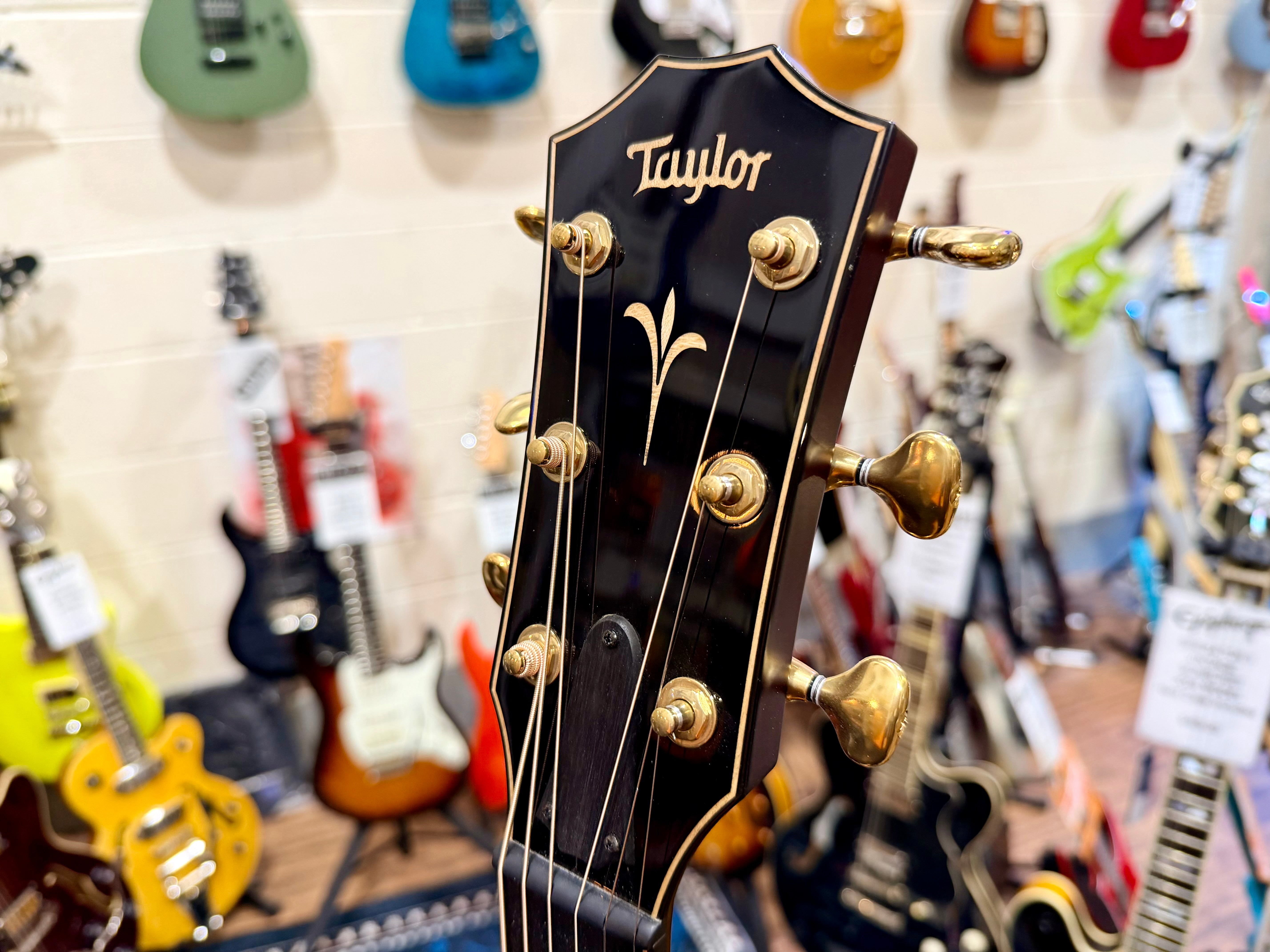 🔥HAWAIIAN KOA🔥 2022 Taylor K24ce~ V-Class~ Shaded Edgeburst~ USA + Hard Case!