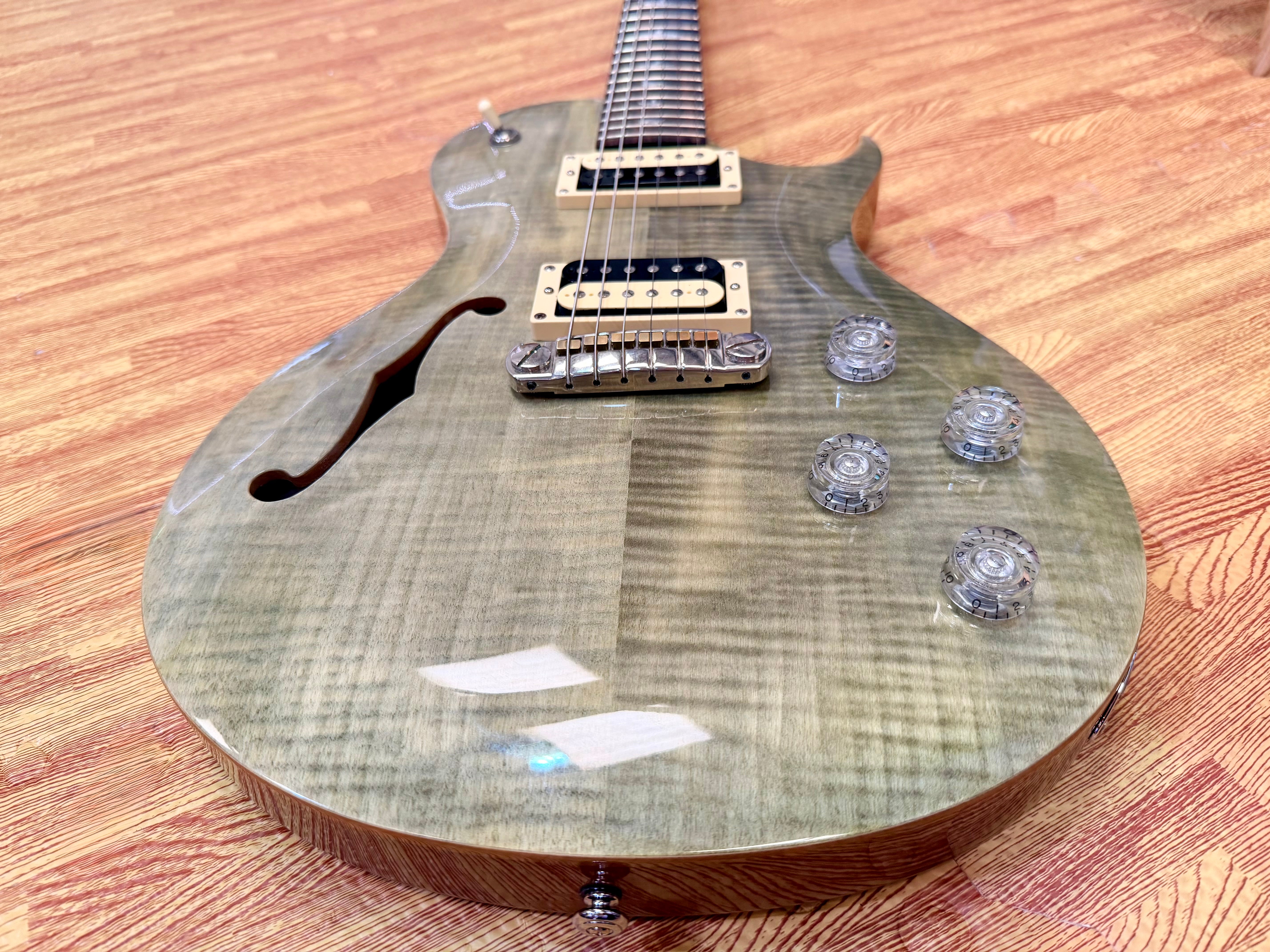🌟2017🌟 PRS SE Zach Myers Signature Semi-Hollow Guitar~ Trampas Green + GigBag!