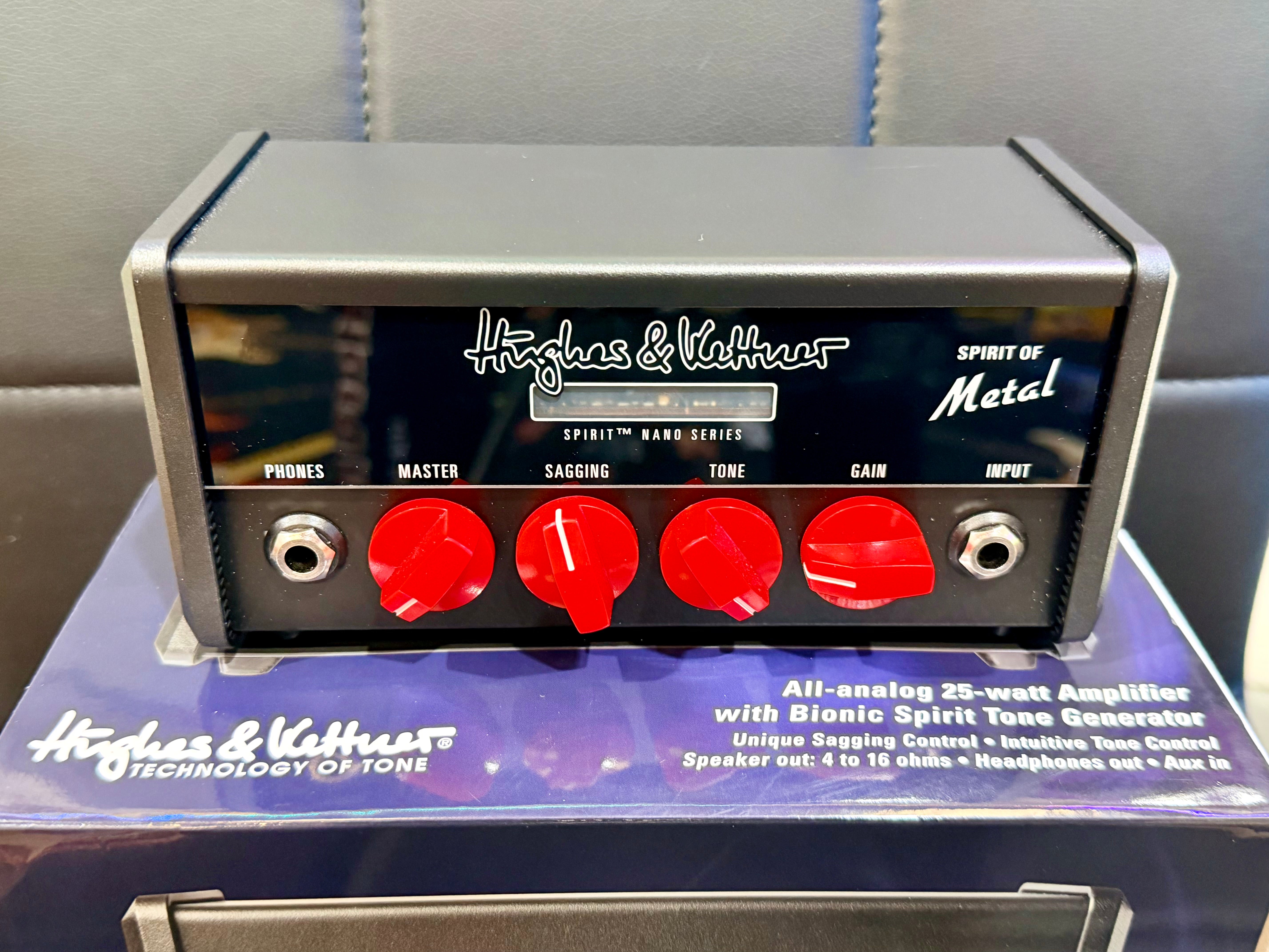 🎸 Hughes and Kettner Spirit of Metal Nano Amplifier Head~ Mini Amp 50w 🎸