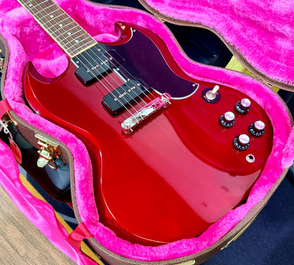 ✨2025✨ Epiphone SG Special P-90 Sparkling Burgundy + Hard Case~ MINT Condition