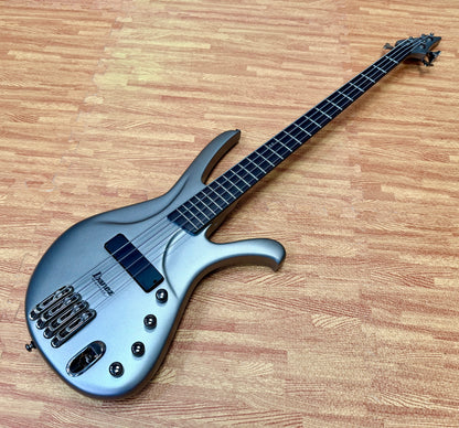 🔥RARE🔥 2001 Ibanez Ergodyne EDA900 Bass~ Korea~ Silver Flat Luthite~ Piezo!
